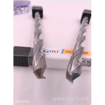 Long carbide drill bits